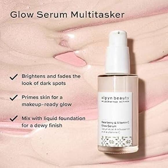 Alpyn Beauty Vitamin C & Bearberry Instant Glow Serum - 50 mL - NEW in BOX - Picture 1 of 6
